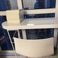 Solid Wood Bar Table Contemporary Bar Table with Sled Base in White Clearhalo 'Bar Furniture' 'Bar Tables' 'bar_tables' 'furn' 'furn_bar_tables' 'Furniture' 'furniture_bar_tables' 'Kitchen & Dining Furniture' 4939323