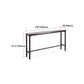 Wood Bar Dining Table Industrial Bar Dining Table with Trestle Base Clearhalo 'Bar Furniture' 'Bar Tables' 'bar_tables' 'furn' 'furn_bar_tables' 'Furniture' 'furniture_bar_tables' 'Kitchen & Dining Furniture' 4939381