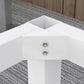 Contemporary Bar Table Rectangle Bar Dining Table with Trestle Base Clearhalo 'Bar Furniture' 'Bar Tables' 'bar_tables' 'furn' 'furn_bar_tables' 'Furniture' 'furniture_bar_tables' 'Kitchen & Dining Furniture' 4939571