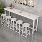 Contemporary Bar Table Rectangle Bar Dining Table with Trestle Base Clearhalo 'Bar Furniture' 'Bar Tables' 'bar_tables' 'furn' 'furn_bar_tables' 'Furniture' 'furniture_bar_tables' 'Kitchen & Dining Furniture' 4939574