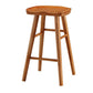 Modern Armless Backless Counter Stool Pine Wood Cafe Bar Stool with Wooden Seat Distressed Wood 1 Piece Short Stool(22"H) Clearhalo 'Bar Furniture' 'Bar Stools' 'bar_stools' 'furn' 'furn_bar_stools' 'Furniture' 'furniture_bar_stools' 'Kitchen & Dining Furniture' 4939694