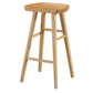 Modern Armless Backless Counter Stool Pine Wood Cafe Bar Stool with Wooden Seat Natural 1 Piece Bar Stool(30"H) Clearhalo 'Bar Furniture' 'Bar Stools' 'bar_stools' 'furn' 'furn_bar_stools' 'Furniture' 'furniture_bar_stools' 'Kitchen & Dining Furniture' 4939719