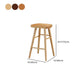 Modern Armless Backless Counter Stool Pine Wood Cafe Bar Stool with Wooden Seat Clearhalo 'Bar Furniture' 'Bar Stools' 'bar_stools' 'furn' 'furn_bar_stools' 'Furniture' 'furniture_bar_stools' 'Kitchen & Dining Furniture' 4939733