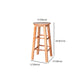 Modern Armless Backless Counter Stool Rubber Wood Kitchen Bar Stool with Wooden Seat Clearhalo 'Bar Furniture' 'Bar Stools' 'bar_stools' 'furn' 'furn_bar_stools' 'Furniture' 'furniture_bar_stools' 'Kitchen & Dining Furniture' 4939743