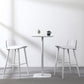 Modern Armless Backrest Counter Stool Iron Kitchen Bar Stool with Acrylic Seat and Pedal Clearhalo 'Bar Furniture' 'Bar Stools' 'bar_stools' 'furn' 'furn_bar_stools' 'Furniture' 'furniture_bar_stools' 'Kitchen & Dining Furniture' 4939780