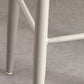 Modern Armless Backrest Counter Stool Iron Kitchen Bar Stool with Acrylic Seat and Pedal Clearhalo 'Bar Furniture' 'Bar Stools' 'bar_stools' 'furn' 'furn_bar_stools' 'Furniture' 'furniture_bar_stools' 'Kitchen & Dining Furniture' 4939790