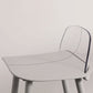 Modern Armless Backrest Counter Stool Iron Kitchen Bar Stool with Acrylic Seat and Pedal Clearhalo 'Bar Furniture' 'Bar Stools' 'bar_stools' 'furn' 'furn_bar_stools' 'Furniture' 'furniture_bar_stools' 'Kitchen & Dining Furniture' 4939791