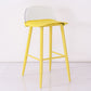 Modern Armless Backrest Counter Stool Iron Kitchen Bar Stool with Acrylic Seat and Pedal Clearhalo 'Bar Furniture' 'Bar Stools' 'bar_stools' 'furn' 'furn_bar_stools' 'Furniture' 'furniture_bar_stools' 'Kitchen & Dining Furniture' 4939799