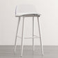 Modern Armless Backrest Counter Stool Iron Kitchen Bar Stool with Acrylic Seat and Pedal Clearhalo 'Bar Furniture' 'Bar Stools' 'bar_stools' 'furn' 'furn_bar_stools' 'Furniture' 'furniture_bar_stools' 'Kitchen & Dining Furniture' 4939803