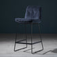 Scandinavian Matte Finish Leather Barstool Restaurant Upholstered Stool Clearhalo 'Bar Furniture' 'Bar Stools' 'bar_stools' 'furn' 'furn_bar_stools' 'Furniture' 'furniture_bar_stools' 'Kitchen & Dining Furniture' 4939885