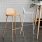 Scandinavian Footrest Metal Barstool Matte Finish Coffee Shop Stool Clearhalo 'Bar Furniture' 'Bar Stools' 'bar_stools' 'furn' 'furn_bar_stools' 'Furniture' 'furniture_bar_stools' 'Kitchen & Dining Furniture' 4940110