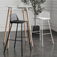 Scandinavian Footrest Metal Barstool Matte Finish Coffee Shop Stool Clearhalo 'Bar Furniture' 'Bar Stools' 'bar_stools' 'furn' 'furn_bar_stools' 'Furniture' 'furniture_bar_stools' 'Kitchen & Dining Furniture' 4940115