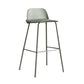 Scandinavian Footrest Metal Barstool Matte Finish Coffee Shop Stool Gray-Green 1 Piece Clearhalo 'Bar Furniture' 'Bar Stools' 'bar_stools' 'furn' 'furn_bar_stools' 'Furniture' 'furniture_bar_stools' 'Kitchen & Dining Furniture' 4940117