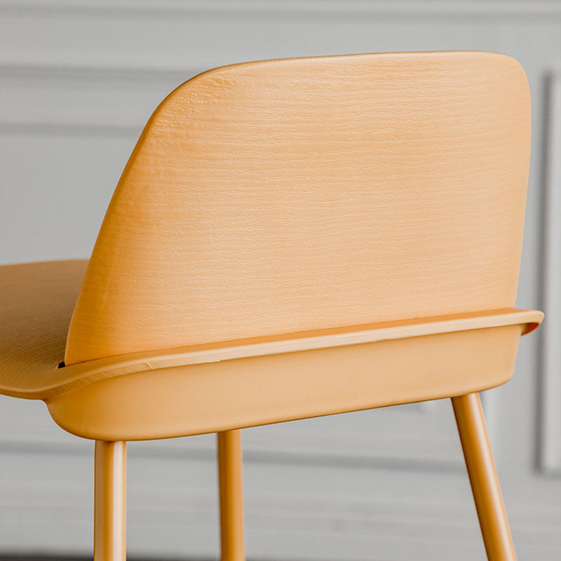 Scandinavian Footrest Metal Barstool Matte Finish Coffee Shop Stool Clearhalo 'Bar Furniture' 'Bar Stools' 'bar_stools' 'furn' 'furn_bar_stools' 'Furniture' 'furniture_bar_stools' 'Kitchen & Dining Furniture' 4940124