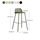 Scandinavian Footrest Metal Barstool Matte Finish Coffee Shop Stool Clearhalo 'Bar Furniture' 'Bar Stools' 'bar_stools' 'furn' 'furn_bar_stools' 'Furniture' 'furniture_bar_stools' 'Kitchen & Dining Furniture' 4940144