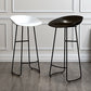 Modern Armless Backrest Counter Stool Iron Kitchen Bar Stool with Acrylic Seat Clearhalo 'Bar Furniture' 'Bar Stools' 'bar_stools' 'furn' 'furn_bar_stools' 'Furniture' 'furniture_bar_stools' 'Kitchen & Dining Furniture' 4940145