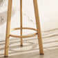 Modern Armless Backrest Counter Stool Steel Cashier Bar Stool with Cushion and Pedal Clearhalo 'Bar Furniture' 'Bar Stools' 'bar_stools' 'furn' 'furn_bar_stools' 'Furniture' 'furniture_bar_stools' 'Kitchen & Dining Furniture' 4940237
