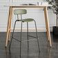 Scandinavian Milk Tea Shop Metal Bar Stool Matte Finish Footrest Stool Clearhalo 'Bar Furniture' 'Bar Stools' 'bar_stools' 'furn' 'furn_bar_stools' 'Furniture' 'furniture_bar_stools' 'Kitchen & Dining Furniture' 4940244