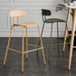 Scandinavian Milk Tea Shop Metal Bar Stool Matte Finish Footrest Stool Clearhalo 'Bar Furniture' 'Bar Stools' 'bar_stools' 'furn' 'furn_bar_stools' 'Furniture' 'furniture_bar_stools' 'Kitchen & Dining Furniture' 4940248