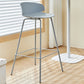 Scandinavian Matte Finish Metal Bar Stool Milk Tea Shop Footrest Stool Clearhalo 'Bar Furniture' 'Bar Stools' 'bar_stools' 'furn' 'furn_bar_stools' 'Furniture' 'furniture_bar_stools' 'Kitchen & Dining Furniture' 4940324