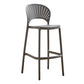 Scandinavian Home Stackable Stool Matte Finish Plastic Barstool Clearhalo 'Bar Furniture' 'Bar Stools' 'bar_stools' 'furn' 'furn_bar_stools' 'Furniture' 'furniture_bar_stools' 'Kitchen & Dining Furniture' 4940347