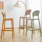 Scandinavian Home Stackable Stool Matte Finish Plastic Barstool Clearhalo 'Bar Furniture' 'Bar Stools' 'bar_stools' 'furn' 'furn_bar_stools' 'Furniture' 'furniture_bar_stools' 'Kitchen & Dining Furniture' 4940363