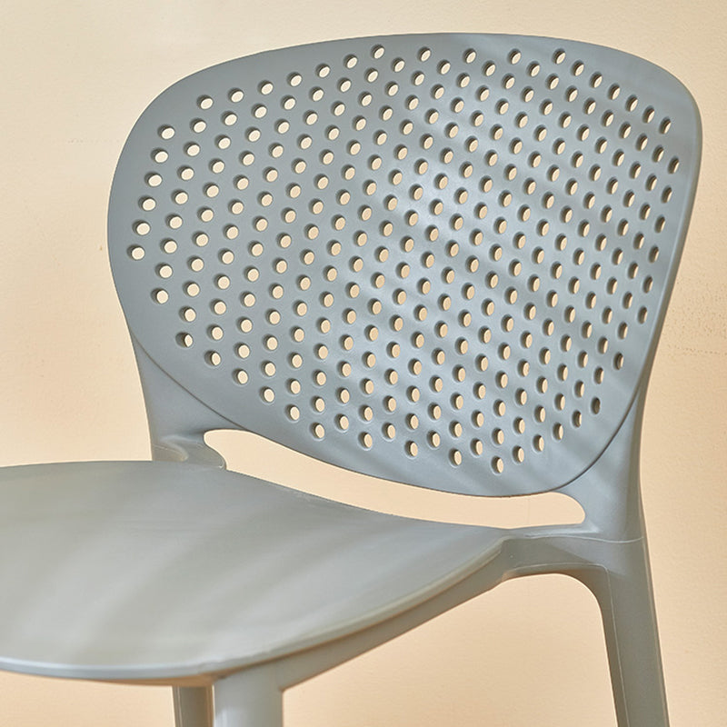 Scandinavian Matte Finish Milk Tea Shop Stool Plastic Footrest Barstool Clearhalo 'Bar Furniture' 'Bar Stools' 'bar_stools' 'furn' 'furn_bar_stools' 'Furniture' 'furniture_bar_stools' 'Kitchen & Dining Furniture' 4940499