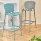 Scandinavian Matte Finish Milk Tea Shop Stool Plastic Footrest Barstool Clearhalo 'Bar Furniture' 'Bar Stools' 'bar_stools' 'furn' 'furn_bar_stools' 'Furniture' 'furniture_bar_stools' 'Kitchen & Dining Furniture' 4940516
