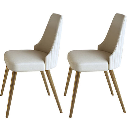 Glam 1/3/5 Pieces Dining Set Rectangle Stone Dining Table for Dining Room 2 White Chairs Clearhalo 'Dining Room Sets' 'Dining Tables & Seating' 'dining_room_set' 'furn' 'furn_dining_room_set' 'Furniture' 'furniture_dining_room_set' 'Kitchen & Dining Furniture' 4940712