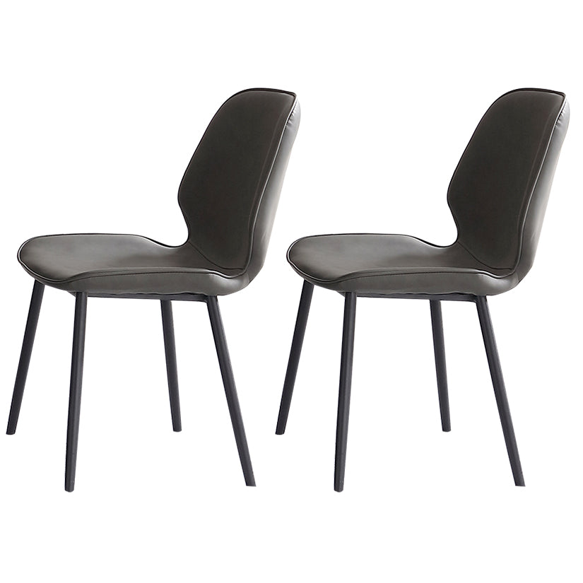 Modern 1/2/3/5 Pieces Dinette Set with Black Sintered Stone Top Rectangle Dining Table Set 2 Black Chairs Clearhalo 'Dining Room Sets' 'Dining Tables & Seating' 'dining_room_set' 'furn' 'furn_dining_room_set' 'Furniture' 'furniture_dining_room_set' 'Kitchen & Dining Furniture' 4940759