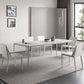 Modern 1/4/5/6/7 Pieces Dining Set Sintered Stone Dining Table Set for Home 6 Pieces: Table, 5 Chairs Clearhalo 'Dining Room Sets' 'Dining Tables & Seating' 'dining_room_set' 'furn' 'furn_dining_room_set' 'Furniture' 'furniture_dining_room_set' 'Kitchen & Dining Furniture' 4940810