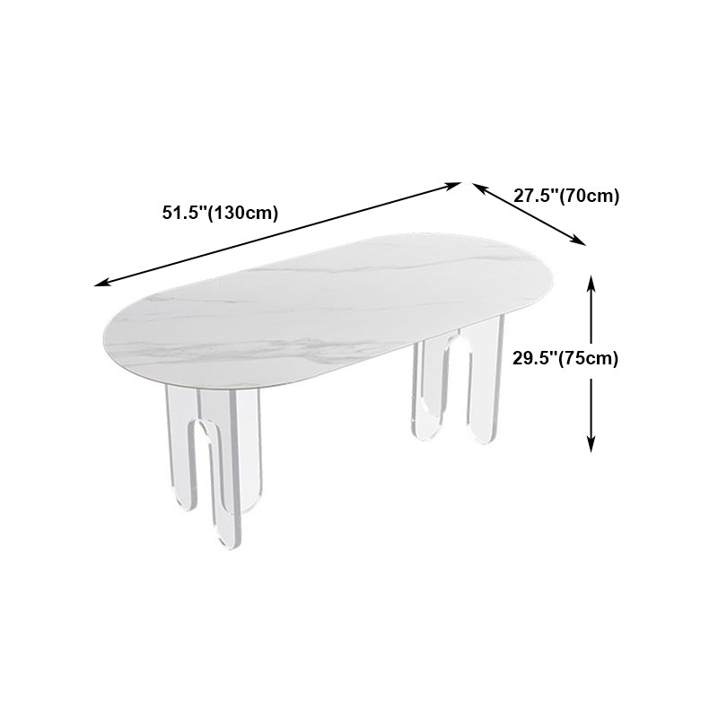 Modern 1/5 Pieces Dining Set Stone Dining Table for Dining Room Clearhalo 'Dining Room Sets' 'Dining Tables & Seating' 'dining_room_set' 'furn' 'furn_dining_room_set' 'Furniture' 'furniture_dining_room_set' 'Kitchen & Dining Furniture' 4940852