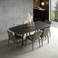 Modern 1/4/5/6/7 Pieces Dining Set Sintered Stone Dining Table with Leather Chairs Clearhalo 'Dining Room Sets' 'Dining Tables & Seating' 'dining_room_set' 'furn' 'furn_dining_room_set' 'Furniture' 'furniture_dining_room_set' 'Kitchen & Dining Furniture' 4940886