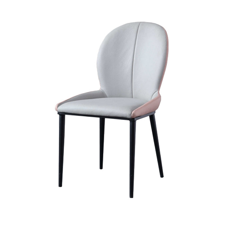 Modern 1/4/5/7 Pieces Dining Set Sintered Stone Dining Table Set for Home 1 Pink Chair Clearhalo 'Dining Room Sets' 'Dining Tables & Seating' 'dining_room_set' 'furn' 'furn_dining_room_set' 'Furniture' 'furniture_dining_room_set' 'Kitchen & Dining Furniture' 4940903