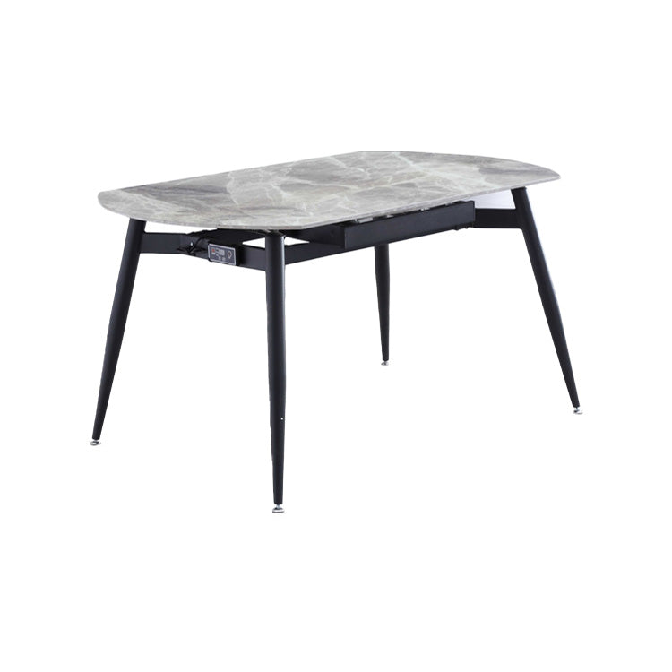 Modern 1/4/5/7 Pieces Dining Set Sintered Stone Dining Table Set for Home Clearhalo 'Dining Room Sets' 'Dining Tables & Seating' 'dining_room_set' 'furn' 'furn_dining_room_set' 'Furniture' 'furniture_dining_room_set' 'Kitchen & Dining Furniture' 4940906