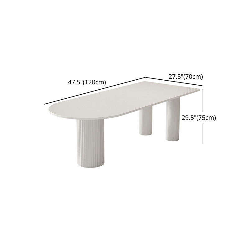 Modern 1/2/4/5 Pieces Dining Set Rectangle Stone Dining Table for Dining Room Clearhalo 'Dining Room Sets' 'Dining Tables & Seating' 'dining_room_set' 'furn' 'furn_dining_room_set' 'Furniture' 'furniture_dining_room_set' 'Kitchen & Dining Furniture' 4940925