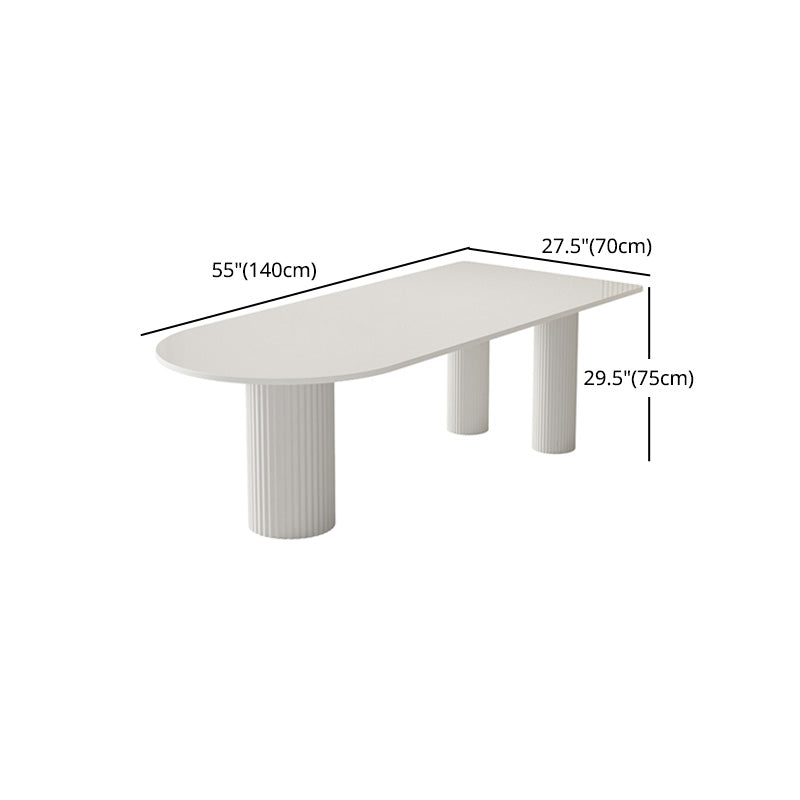 Modern 1/2/4/5 Pieces Dining Set Rectangle Stone Dining Table for Dining Room Clearhalo 'Dining Room Sets' 'Dining Tables & Seating' 'dining_room_set' 'furn' 'furn_dining_room_set' 'Furniture' 'furniture_dining_room_set' 'Kitchen & Dining Furniture' 4940926