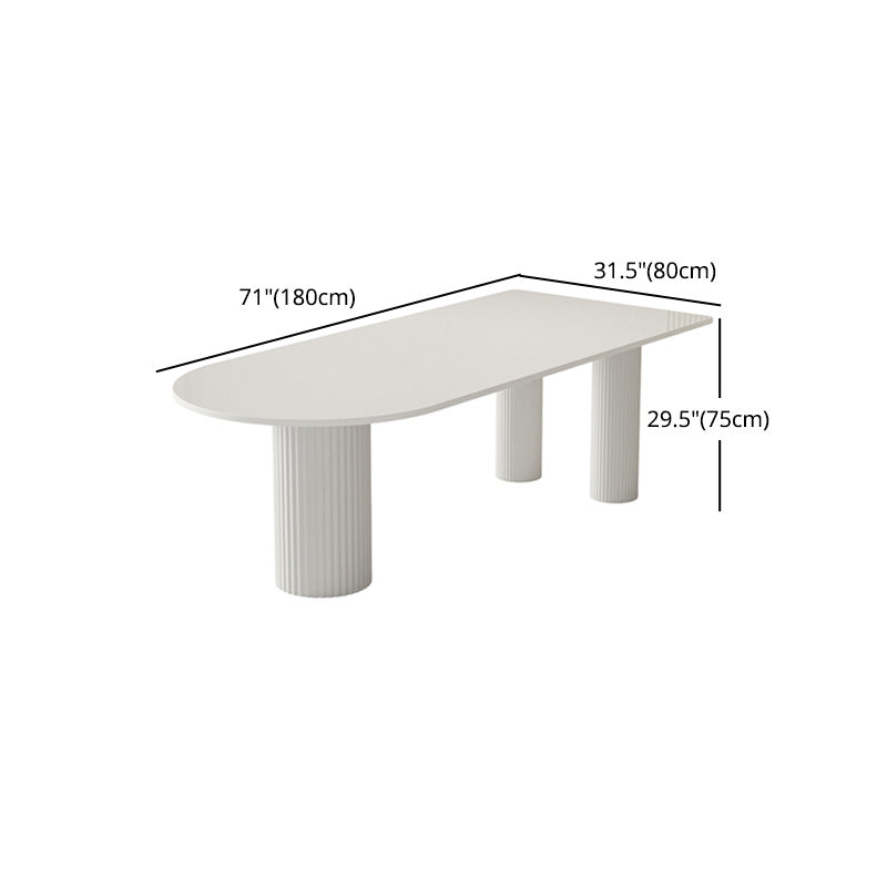 Modern 1/2/4/5 Pieces Dining Set Rectangle Stone Dining Table for Dining Room Clearhalo 'Dining Room Sets' 'Dining Tables & Seating' 'dining_room_set' 'furn' 'furn_dining_room_set' 'Furniture' 'furniture_dining_room_set' 'Kitchen & Dining Furniture' 4940928