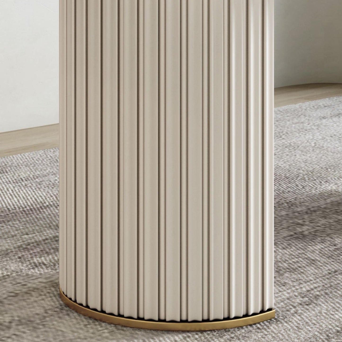 Glam 1/2/5/6/7 Pieces Dining Set Oval Sintered Stone Dining Table Set Clearhalo 'Dining Room Sets' 'Dining Tables & Seating' 'dining_room_set' 'furn' 'furn_dining_room_set' 'Furniture' 'furniture_dining_room_set' 'Kitchen & Dining Furniture' 4941038