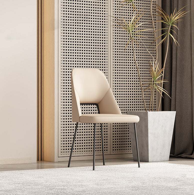 1/2/6/7 Pieces Dining Chairs Set Table Set with Sintered Stone Top with Leather Chairs Clearhalo 'Dining Room Sets' 'Dining Tables & Seating' 'dining_room_set' 'furn' 'furn_dining_room_set' 'Furniture' 'furniture_dining_room_set' 'Kitchen & Dining Furniture' 4941047