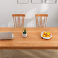Modern Style Dining Table Rectangle Wood Dining Table with 3 legs Clearhalo 'Dining Tables & Seating' 'Dining Tables' 'dining_table' 'furn' 'furn_dining_table' 'Furniture' 'furniture_dining_table' 'Kitchen & Dining Furniture' 'kitchen' 'kitchen_dining_table' 4941319