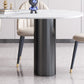 Modern Style Dining Table White Sintered Stone Dining Table with Metal Base for Kitchen Clearhalo 'Dining Tables & Seating' 'Dining Tables' 'dining_table' 'furn' 'furn_dining_table' 'Furniture' 'furniture_dining_table' 'Kitchen & Dining Furniture' 'kitchen' 'kitchen_dining_table' 4941334