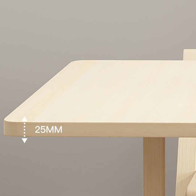 Mid-Century Dining Table Rectangle Wooden Dining Table with Trestle Base Clearhalo 'Dining Tables & Seating' 'Dining Tables' 'dining_table' 'furn' 'furn_dining_table' 'Furniture' 'furniture_dining_table' 'Kitchen & Dining Furniture' 'kitchen' 'kitchen_dining_table' 4941349