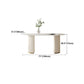 Traditional Luxury Dining Table Oval Sintered Stone White Dining Table for Home Use Clearhalo 'Dining Tables & Seating' 'Dining Tables' 'dining_table' 'Furniture' 'furniture_dining_table' 'Kitchen & Dining Furniture' 'kitchen' 'kitchen_dining_table' 4941370