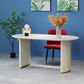 Contemporary White Standard Dining Table Irregular Sintered Stone Dining Table for Kitchen 63"L x 31.5"W x 29.5"H Without Chairs Clearhalo 'Dining Tables & Seating' 'Dining Tables' 'dining_table' 'furn' 'furn_dining_table' 'Furniture' 'furniture_dining_table' 'Kitchen & Dining Furniture' 'kitchen' 'kitchen_dining_table' 4941422