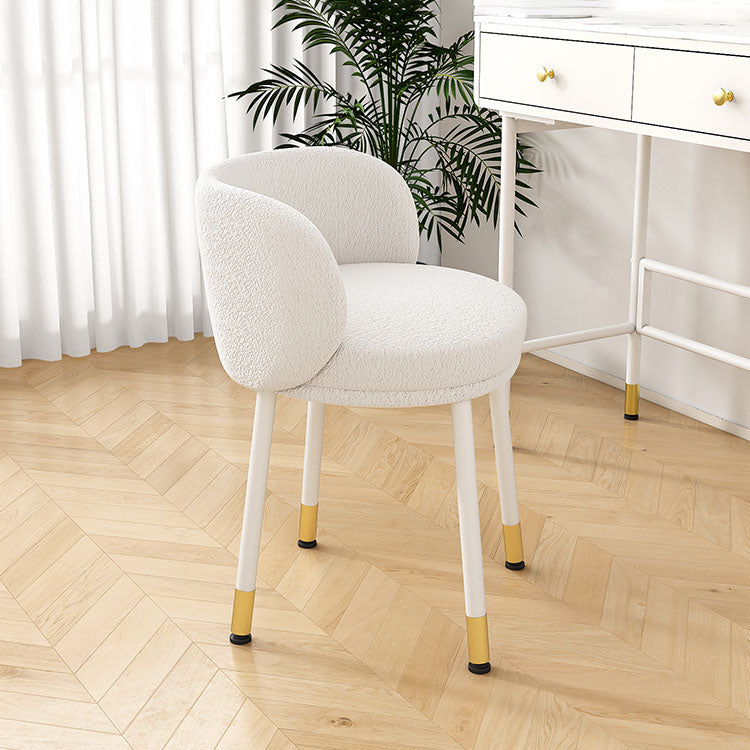 Scandinavian Upholstered Dining Chairs Armless Solid Back Chair Clearhalo 'Dining Chairs' 'Dining Tables & Seating' 'dining_chair' 'furn' 'furn_dining_chair' 'Furniture' 'furniture_dining_chair' 'Kitchen & Dining Furniture' 4941440