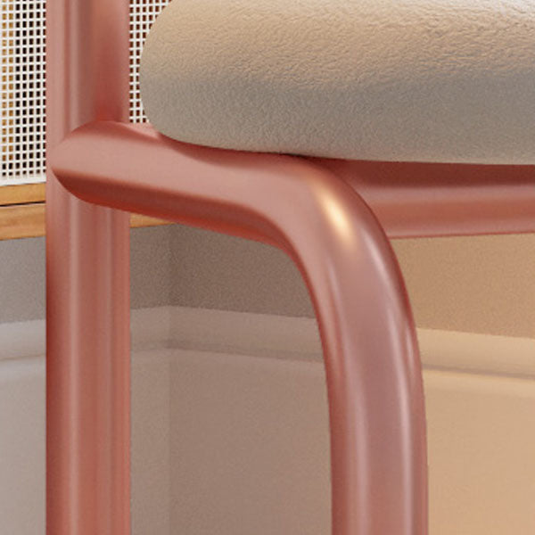 Nodic Style Linen Fabric Dining Chair Armless Open Back Chairs Clearhalo 'Dining Chairs' 'Dining Tables & Seating' 'dining_chair' 'furn' 'furn_dining_chair' 'Furniture' 'furniture_dining_chair' 'Kitchen & Dining Furniture' 4941472