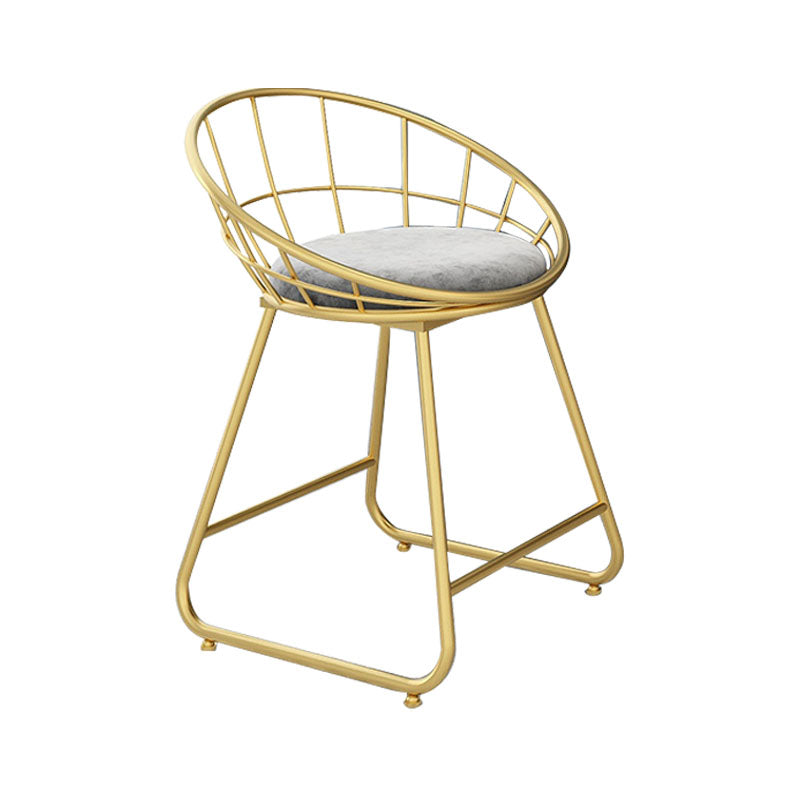 Nordic Design Upholstered Side Chairs Armless Open Back Chairs for Home Clearhalo 'Dining Chairs' 'Dining Tables & Seating' 'dining_chair' 'furn' 'furn_dining_chair' 'Furniture' 'furniture_dining_chair' 'Kitchen & Dining Furniture' 4941495