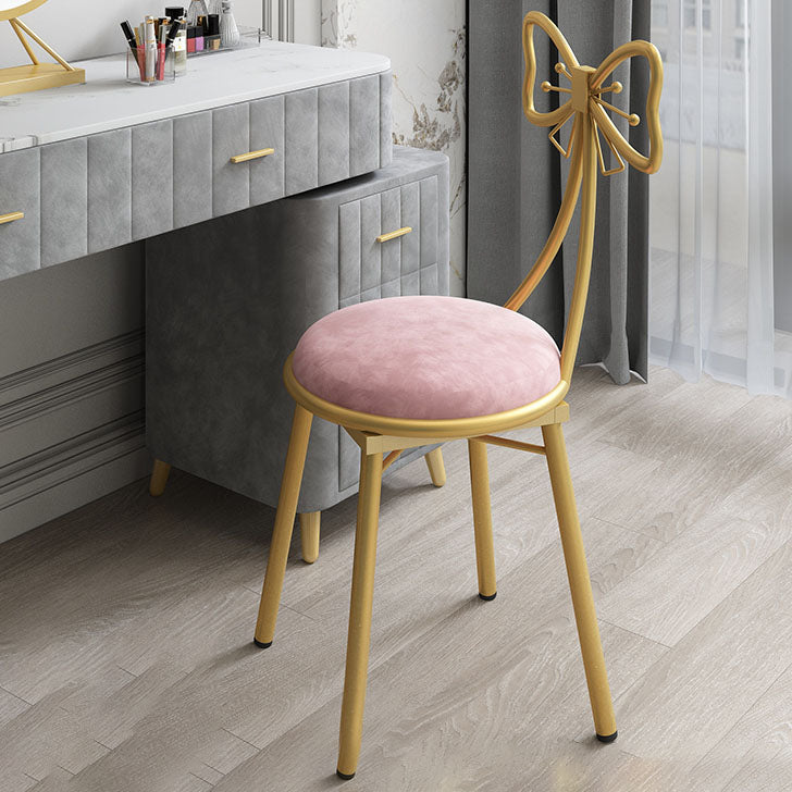 Nordic Design Armless Open Back Chairs Upholstered Side Chairs Clearhalo 'Dining Chairs' 'Dining Tables & Seating' 'dining_chair' 'furn' 'furn_dining_chair' 'Furniture' 'furniture_dining_chair' 'Kitchen & Dining Furniture' 4941653