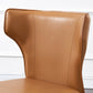 Contemporary Leather Dining Chair Armless Wingback Side Chair for Restaurant Use Clearhalo 'Dining Chairs' 'Dining Tables & Seating' 'dining_chair' 'furn' 'furn_dining_chair' 'Furniture' 'furniture_dining_chair' 'Kitchen & Dining Furniture' 4941686